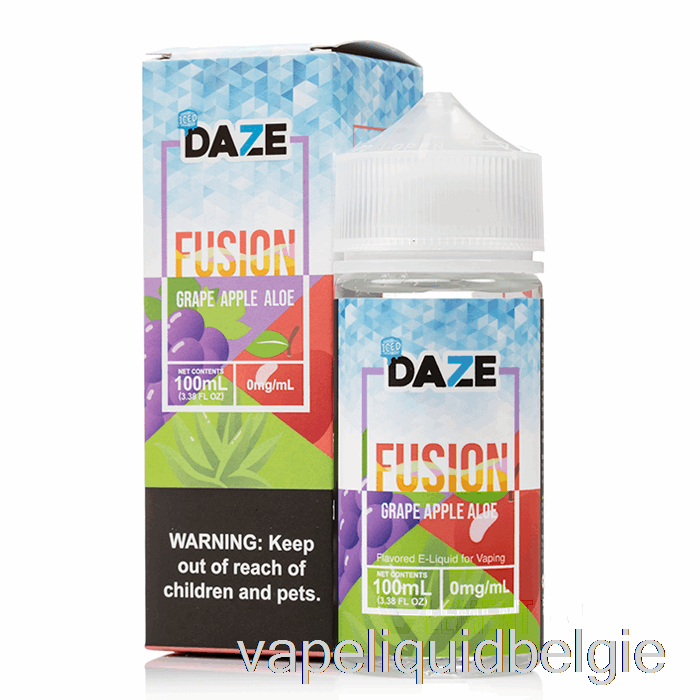 Vape Smaken Ijsdruif Appel Aloë - 7 Daze Fusion - 100ml 0mg